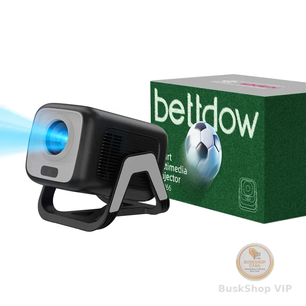 Projetor Da Copa Do Mundo Bettdow Ac1066para Netflix 350ansi Preto 127/220v