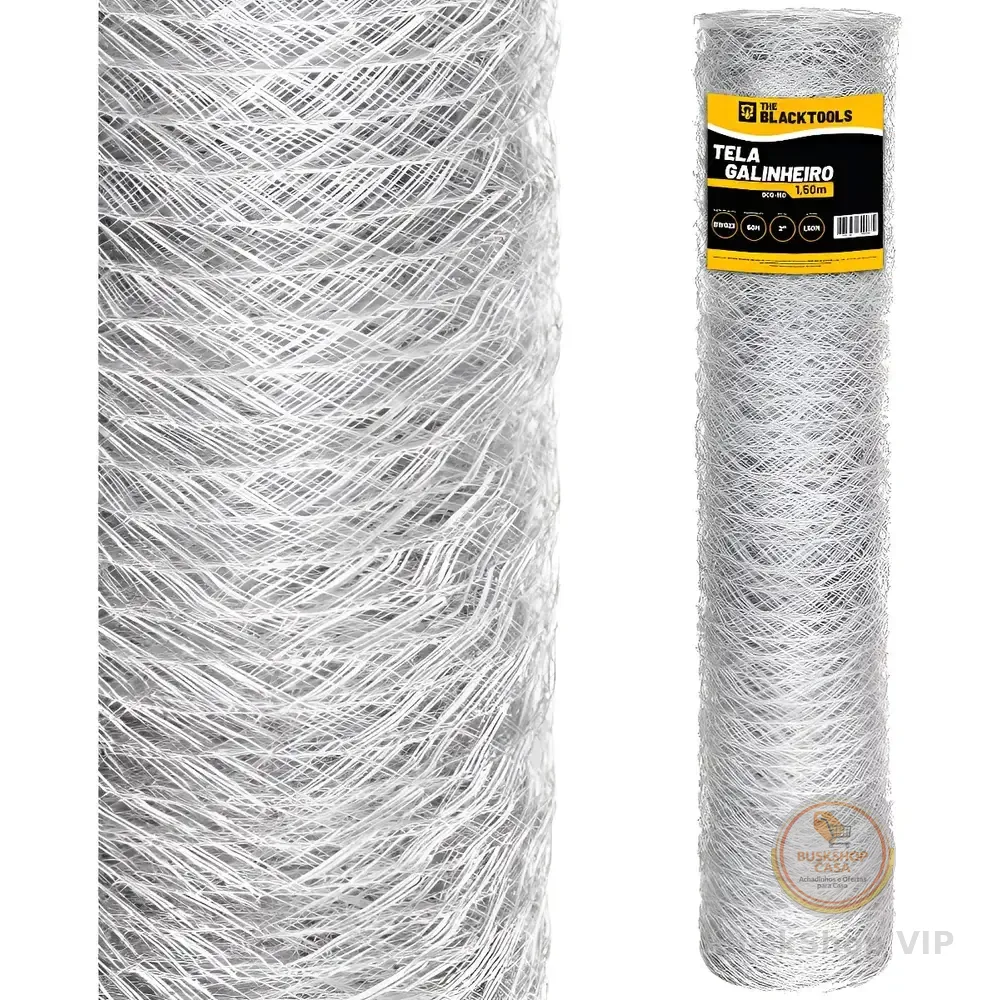 Tela Galvanizada Galinheiro 1,50x50metros Fio 23 Horta Tela