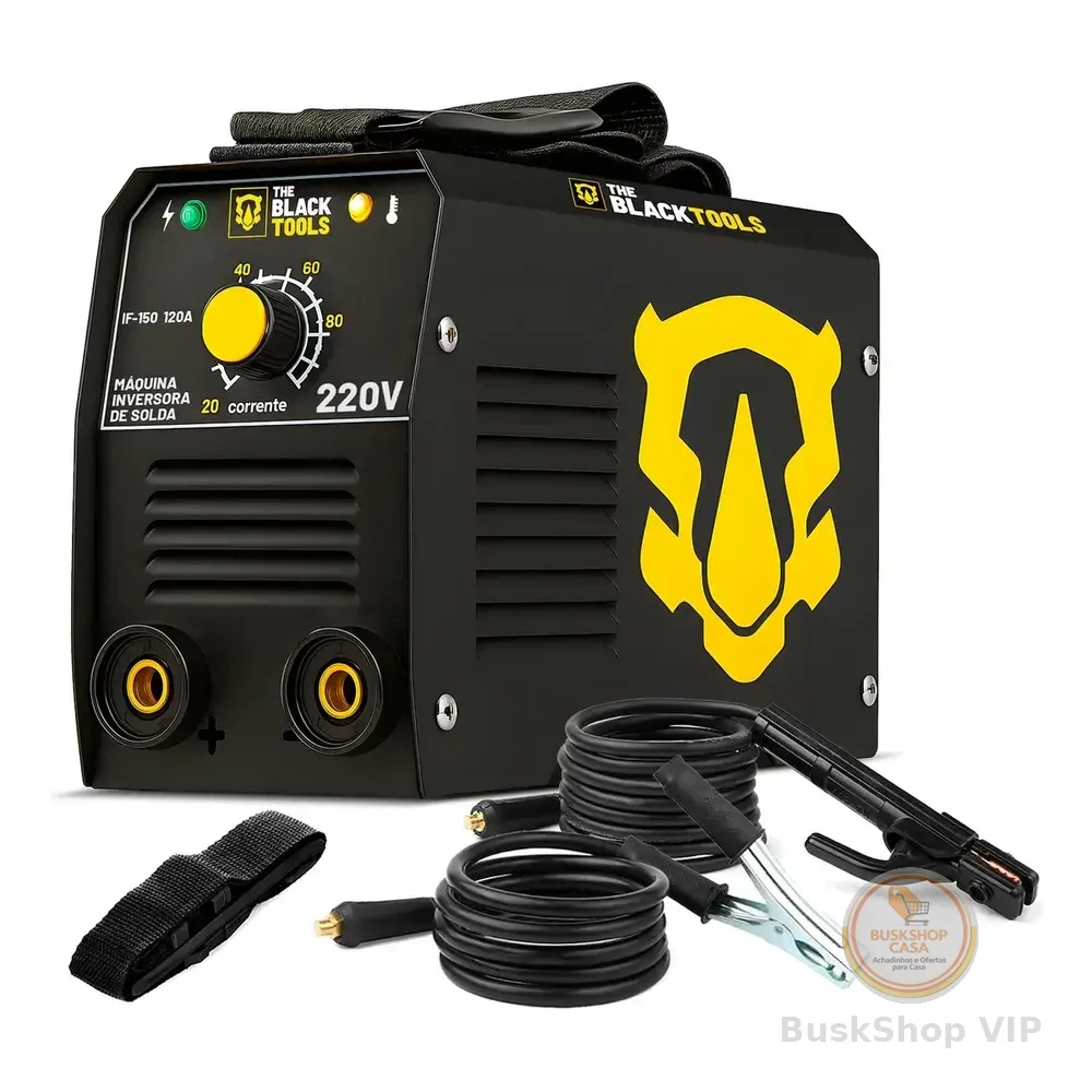 Máquina Solda Inversora Mma The Black Tools Preto 50/60hz Voltagem 220v
