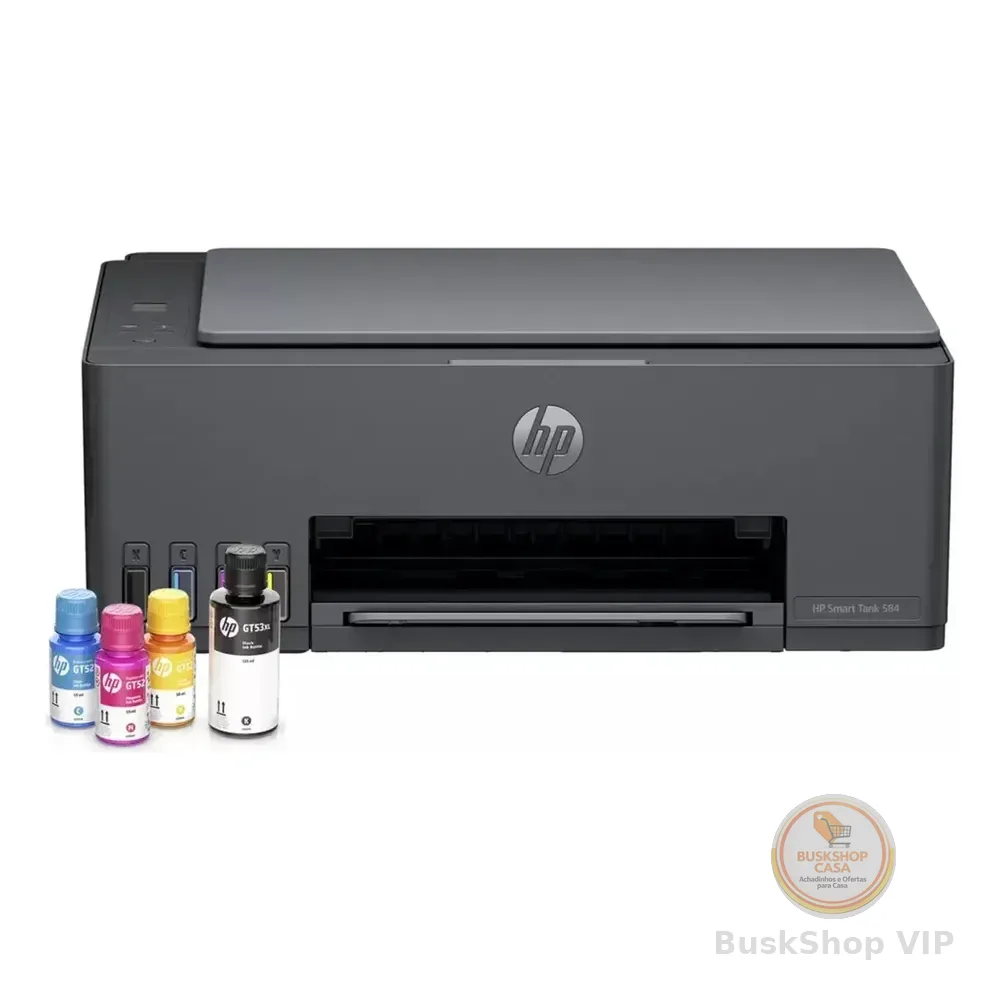 Impressora Multifuncional Hp Smart Tank 584 - Preta Preto 127/220v