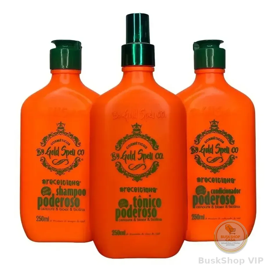 Promoção Combo Poderoso (shampoo+cond+tônico) Original
