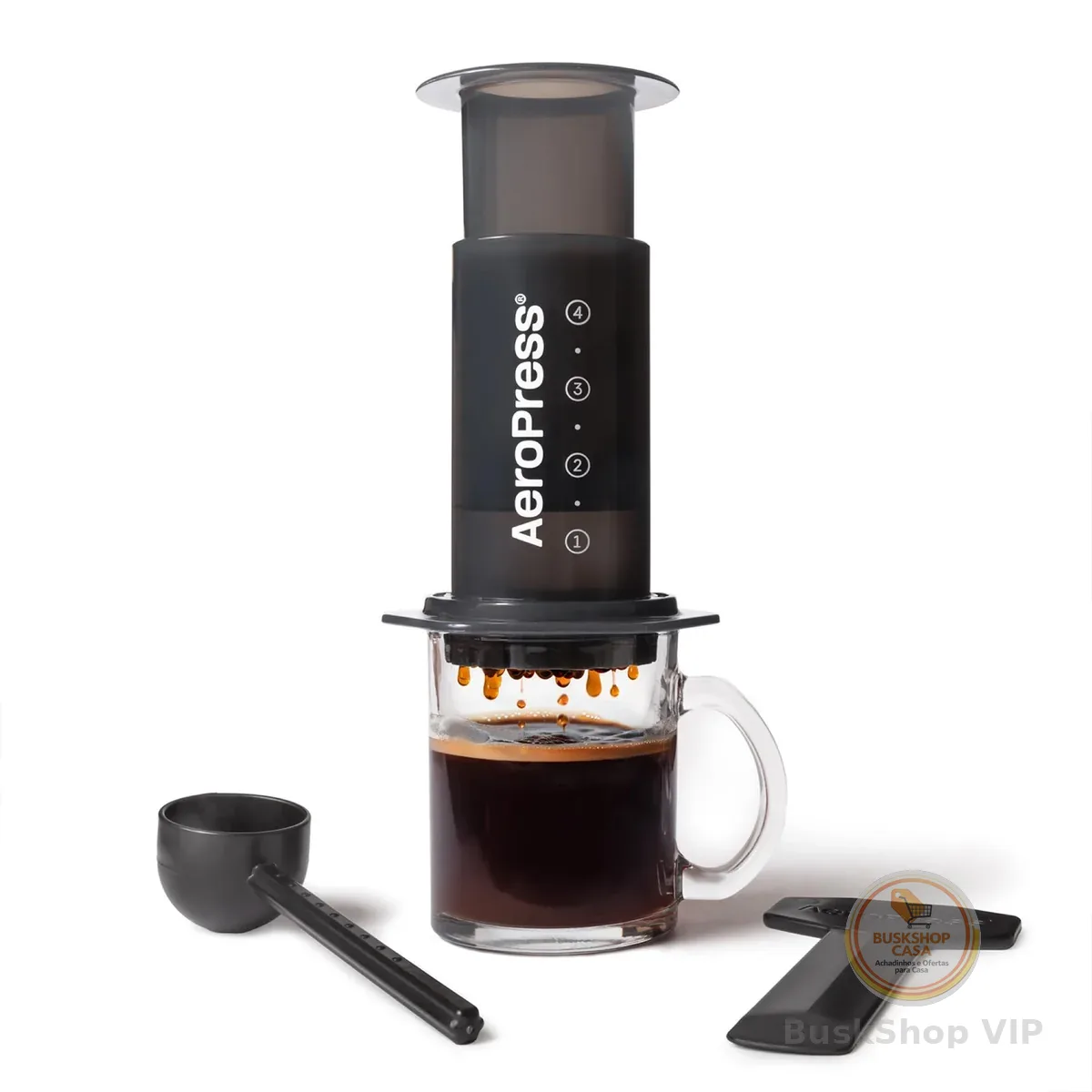 Suporte Para Filtrar Café, Cinza Transparente, AEROPRESS