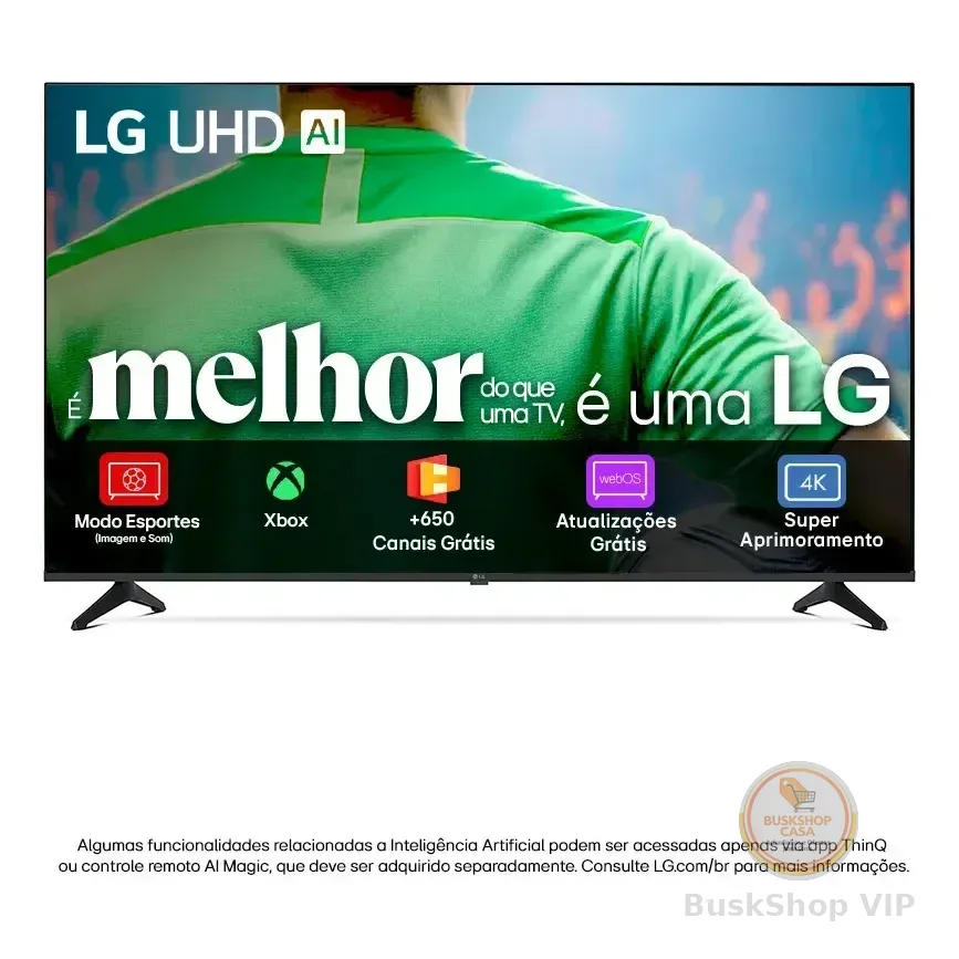 Smart Tv LG Uhd Ai Ua75 50 Polegadas Hdr10 Pro Processador 7 Ai Ger8 Webos 25