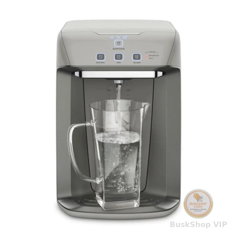 Purificador de Água Gelada, Fria e Natural Elétrico Luz UV Prata (PA31G)