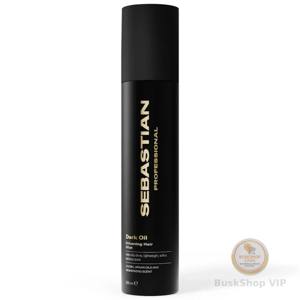 Sebastian Professional, Dark Oil, Spray de perfume, maciez e brilho, para todos os tipos de cabelo, 200ml