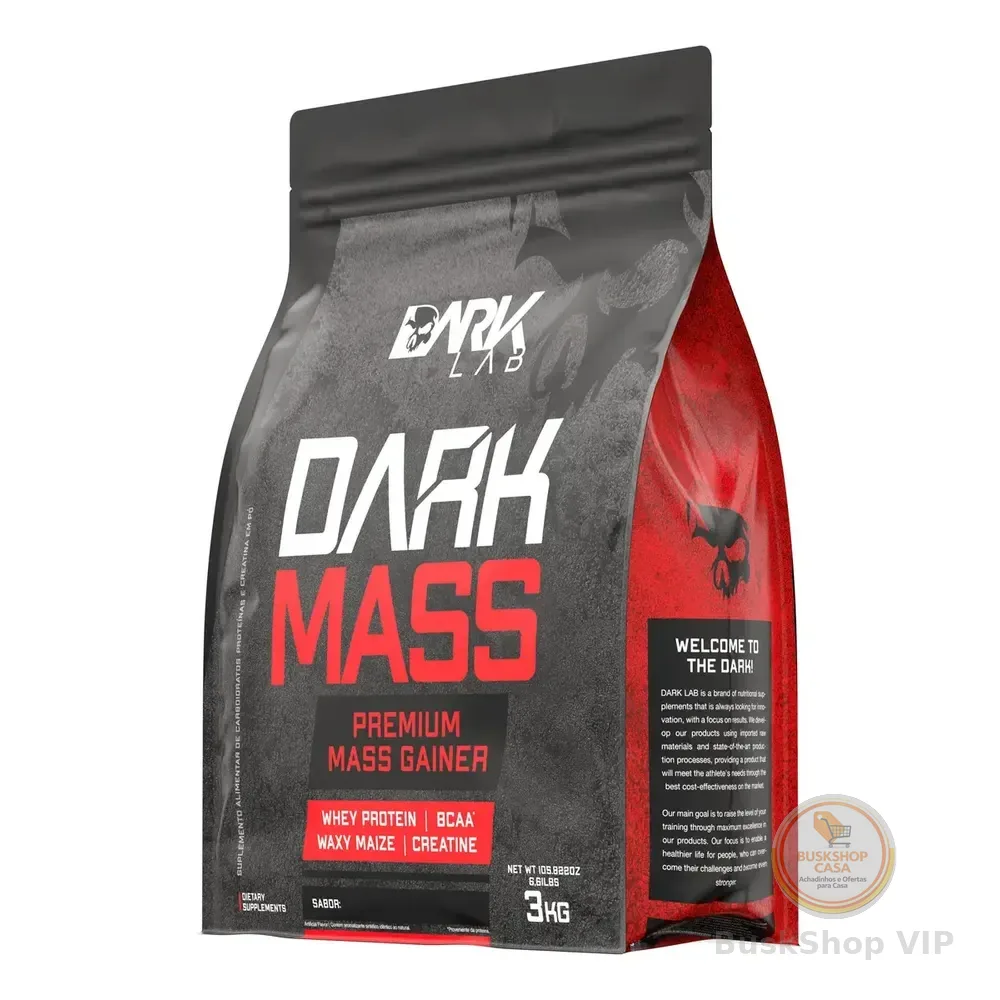Hipercalorico Dark Mass - 3kg - Dark Lab Sabor Chocolate