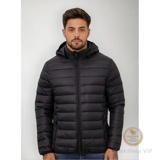 Jaqueta Puffer De Frio Intenso Blusa Impermeável Inverno