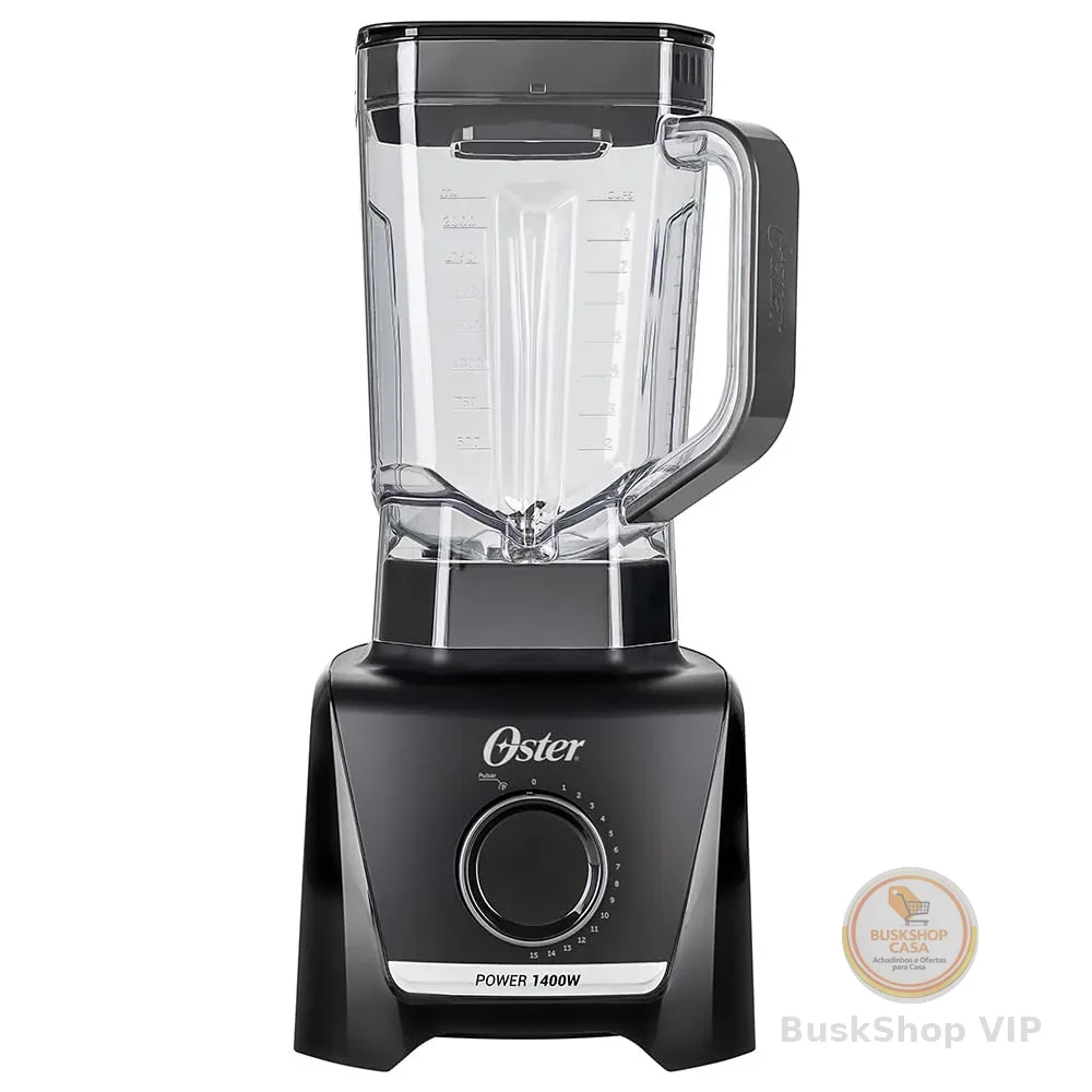 Liquidificador 1400 Full Oster Preto 3,2L - 127V