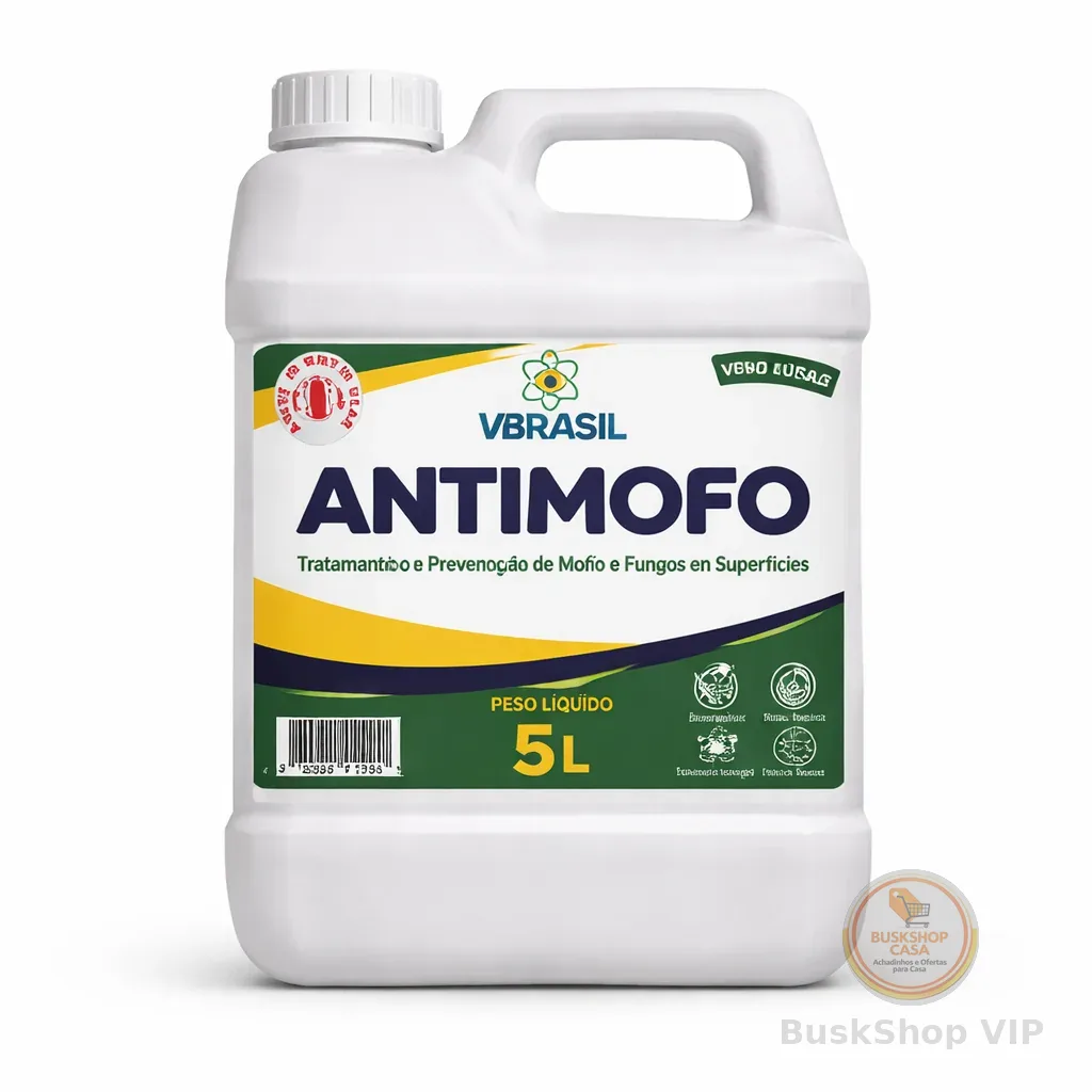 Antimofo VBrasil 5L – Tratamento e Prevenção de Mofo e Fungos em Superfícies (Uso Interno)