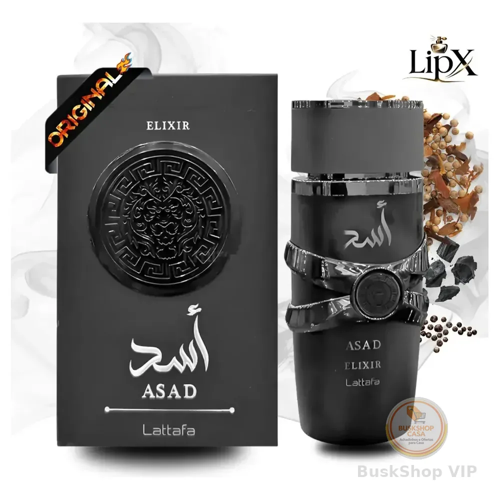 Perfume Asad Elixir 100ml Eau De Parfum Original Edp Lançamento 2026 Original C/ Nf