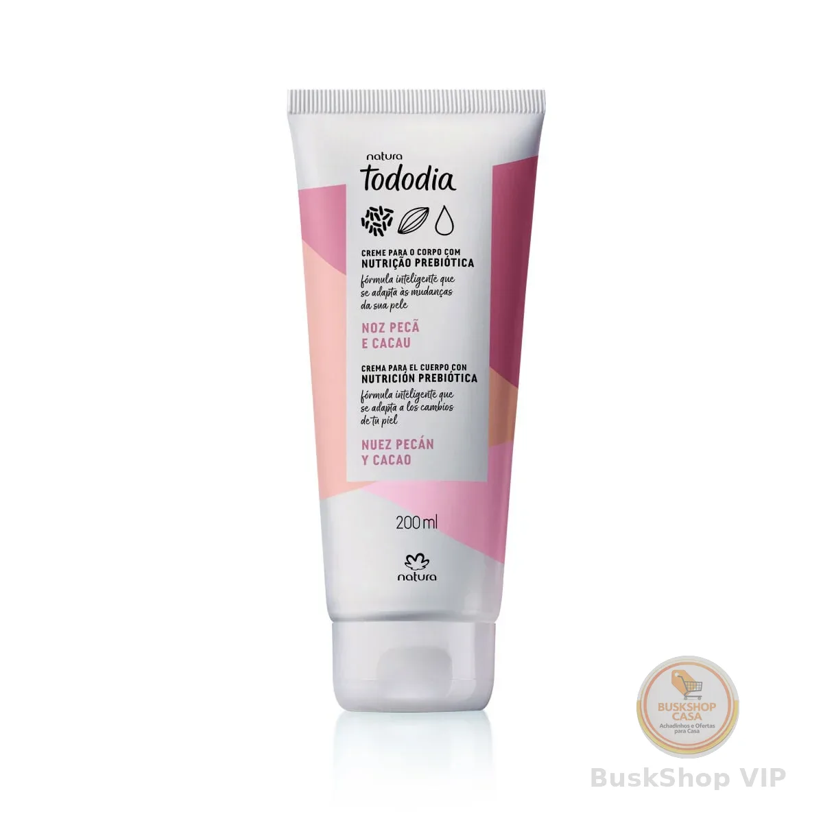 Creme Desodorante Nutritivo para o Corpo Tododia Noz Pecã e Cacau