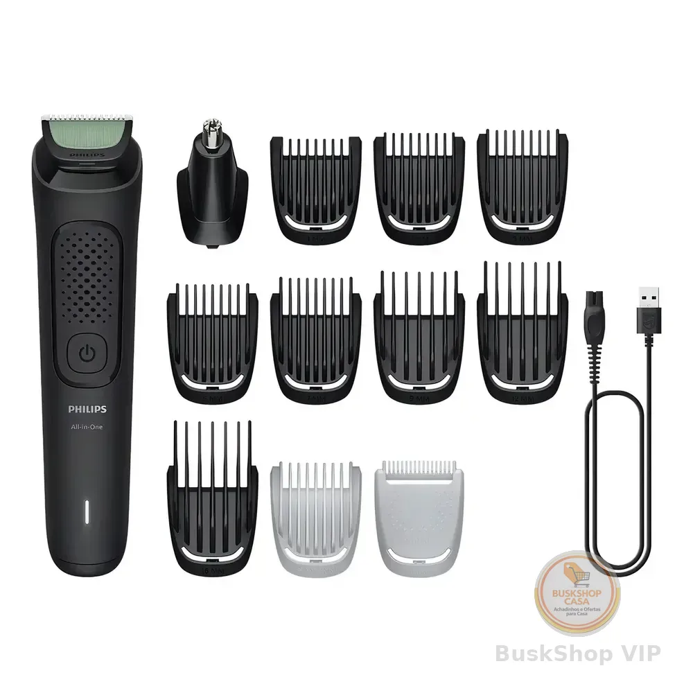 Multigroom Philips Mg3921/15 Inclui 12 Acessórios Preto