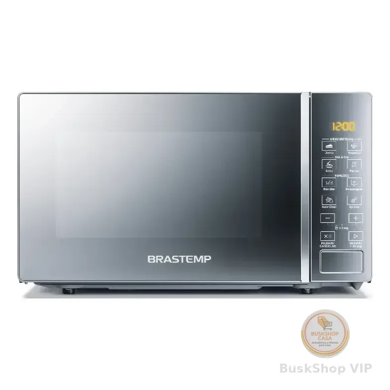 Micro-ondas Brastemp 20 Litros Em Inox Espelhado - Bms20ar 127v