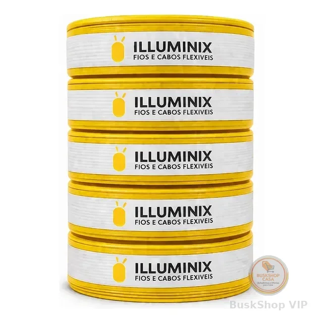 Cabo Flexivel 2,5mm Rolo Com 100 Metros 750v Fio Unipolar