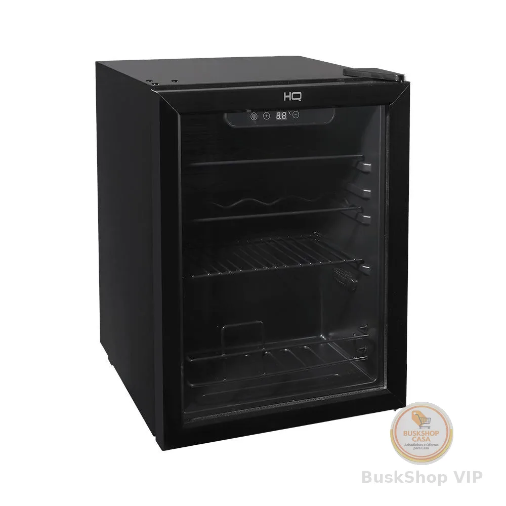 Adega de Vinhos Compressor HQ 48 Litros 16 Garrafas Preto HQ-AV16H