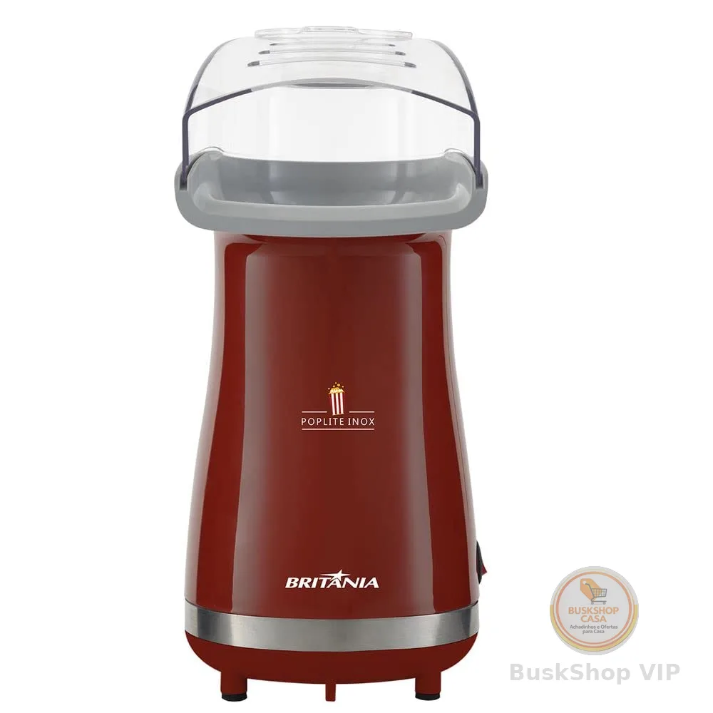 Pipoqueira, Poplite inox Bpi01vi, Vermelho, 220V, Britânia