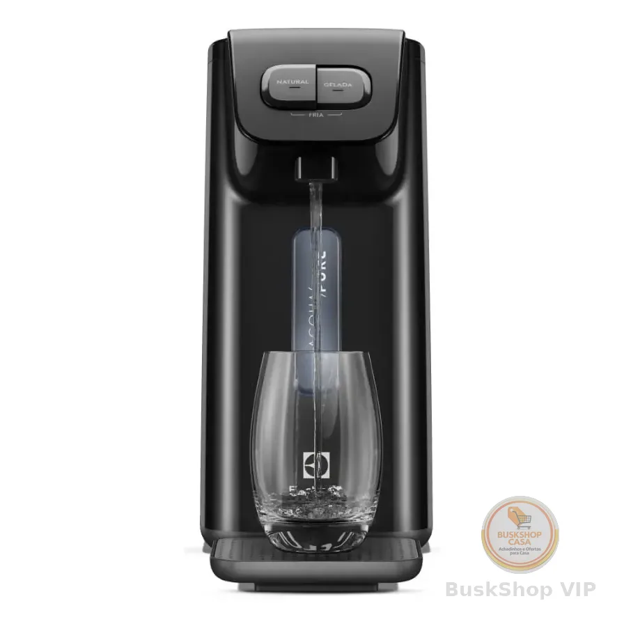 Purificador Electrolux Água Fria Natural Gelada Preto Pe15p 127/220v