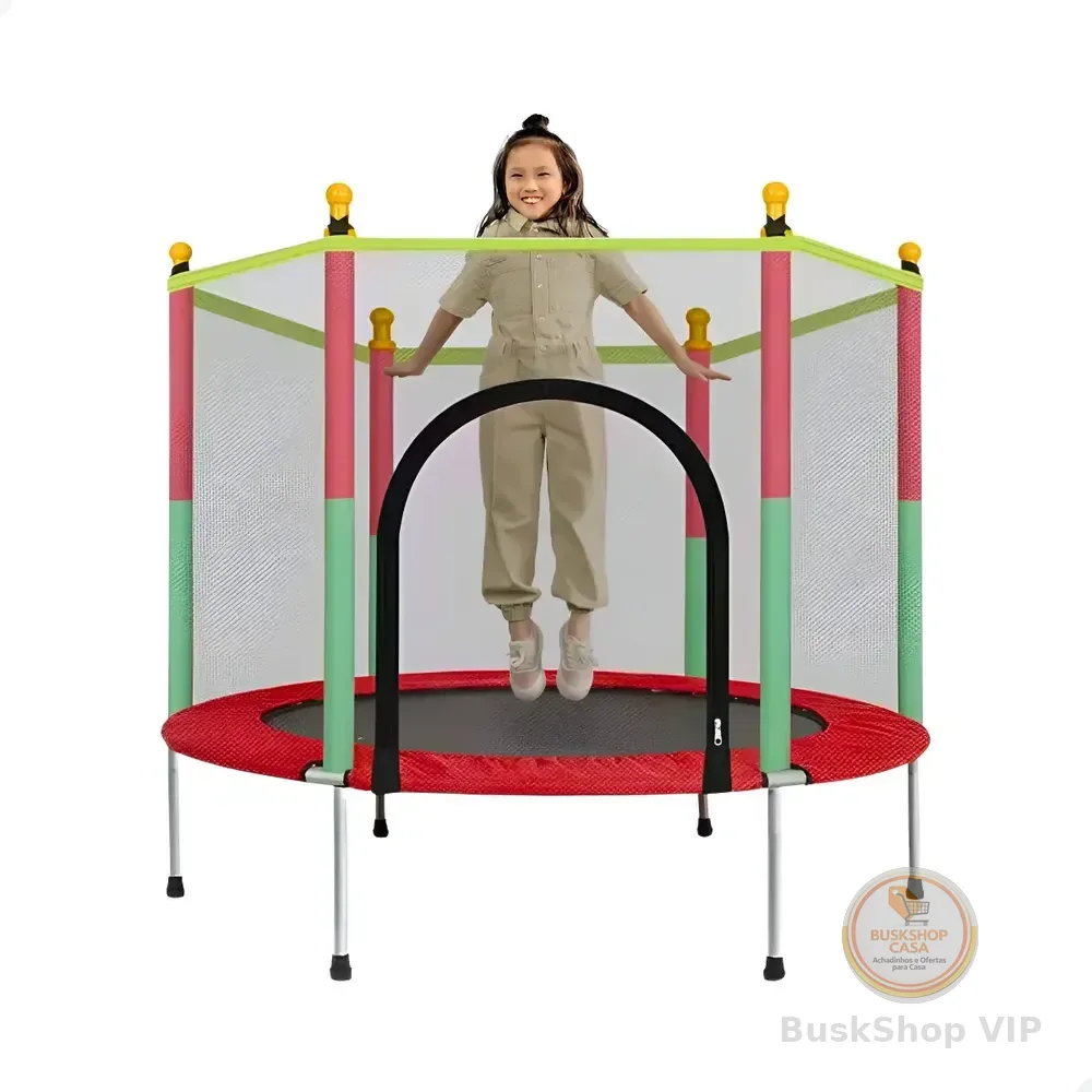 Cama Elástica Pula Pula Infantil Trampolim 1,4 Metros Atentu