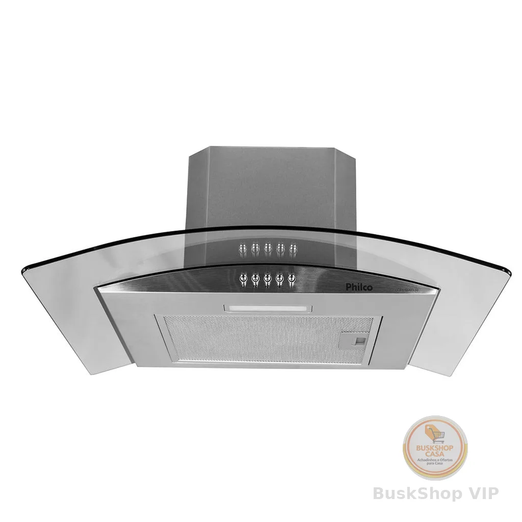 Coifa Philco PCO60G Glass Depurador & Exaustor 60cm Inox