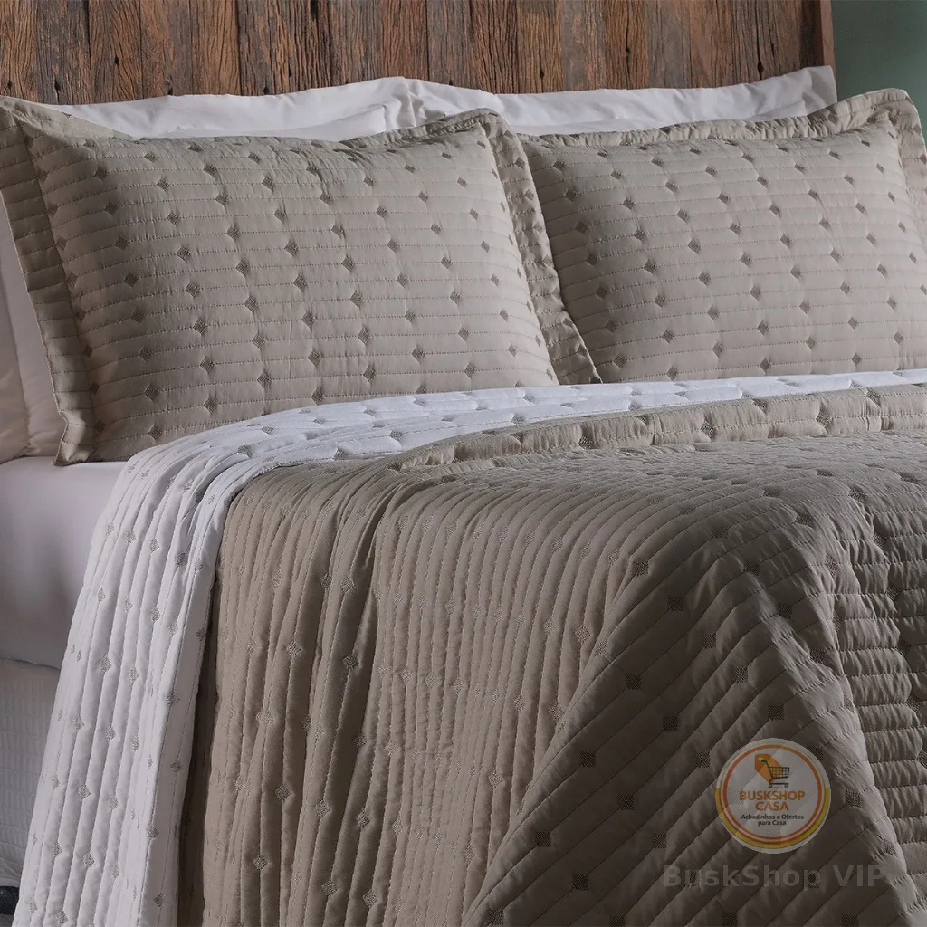 Cobre Leito Decor SOLTEIRO, CASAL, QUEEN e KING Tecido Percal 200 Fios Dupla Face