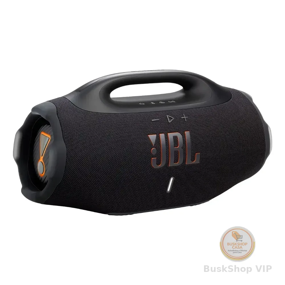 Caixa De Som Bluetooth À Prova D'água Boombox 4 Jbl - Preta Preto 127/220v