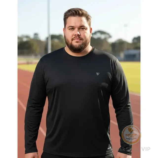 Camisas Plus Size Térmica Segunda Pele Proteção Uv Premium