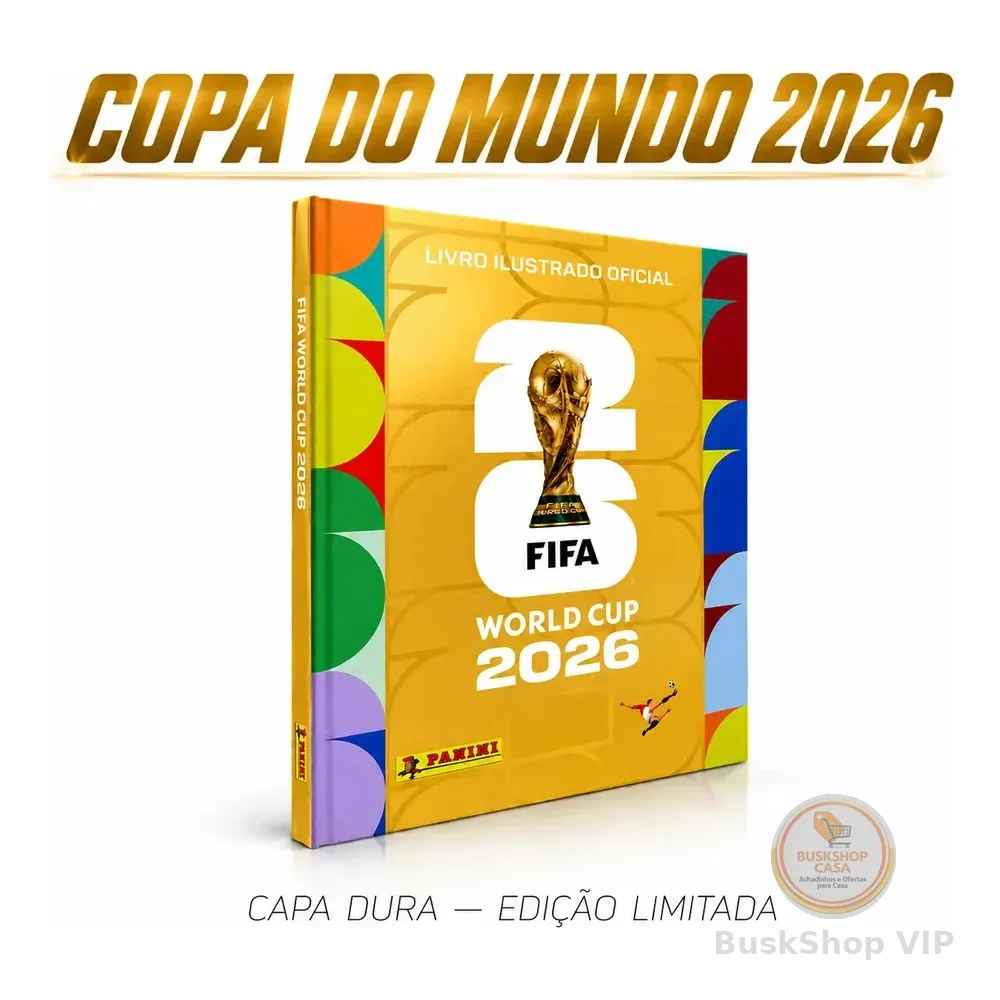 Álbum Capa Dura Ouro - Copa Do Mundo 2026 - Fifa World Cup