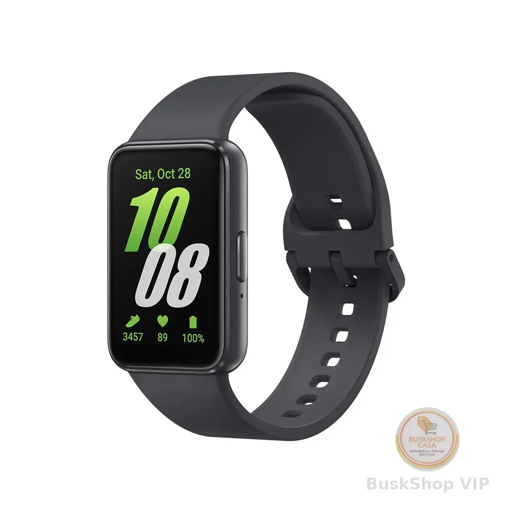 Smartwatch Samsung Galaxy Fit3 Display 1.6" Grafite