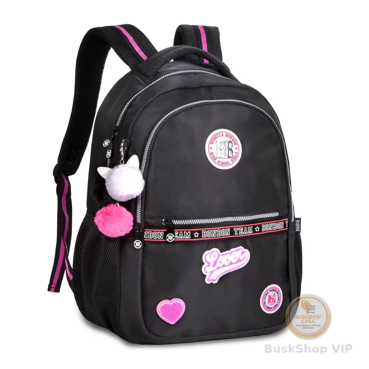 Mochila de Costas Escolar Rebecca Bonbon College 17,5'' RB24004