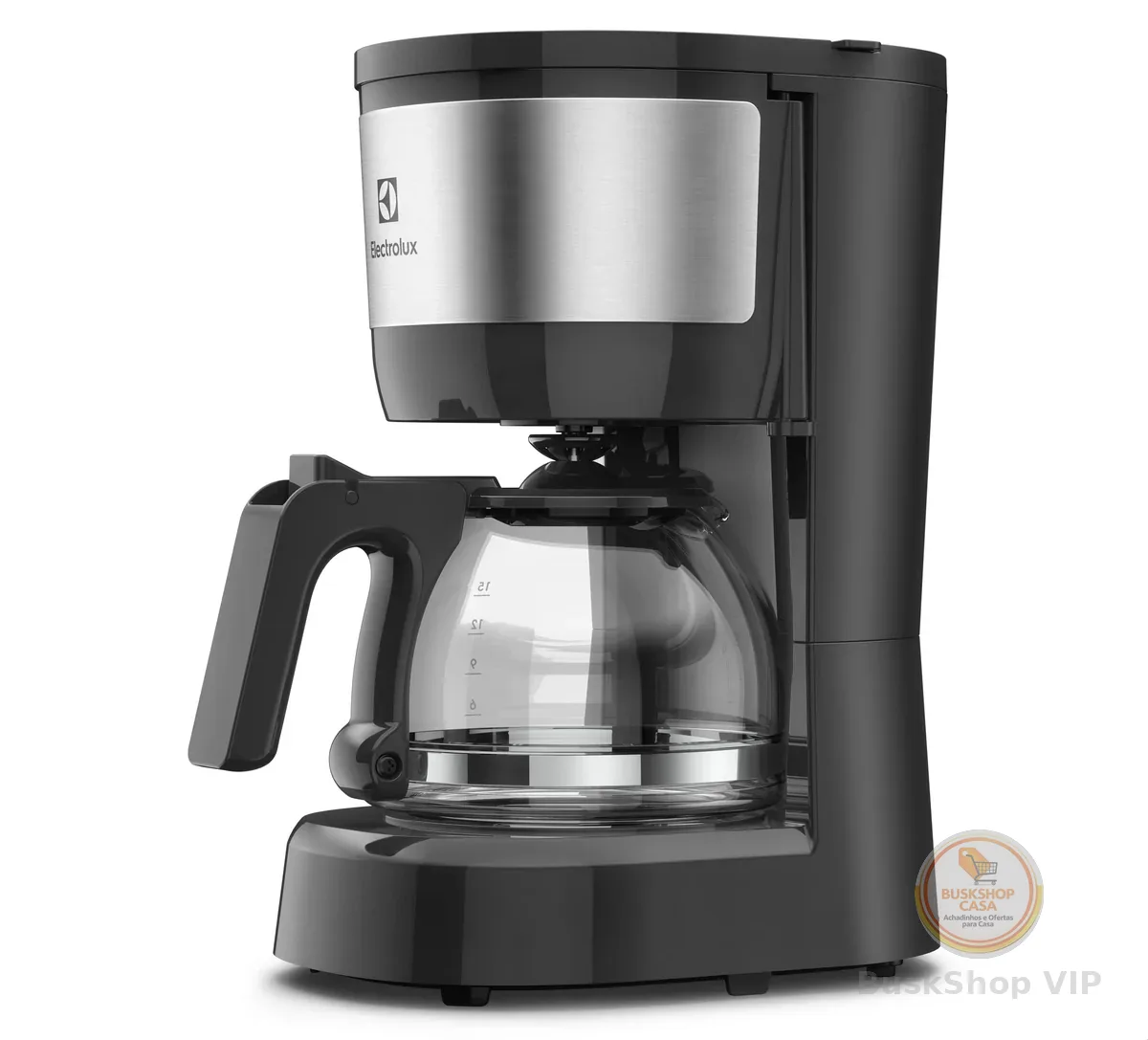 Electrolux Cafeteira Elétrica Inox filtro permanente removivel corta pingos capacidade 600ml 15 xicaras função manter aquecido sistema ECM10 127v