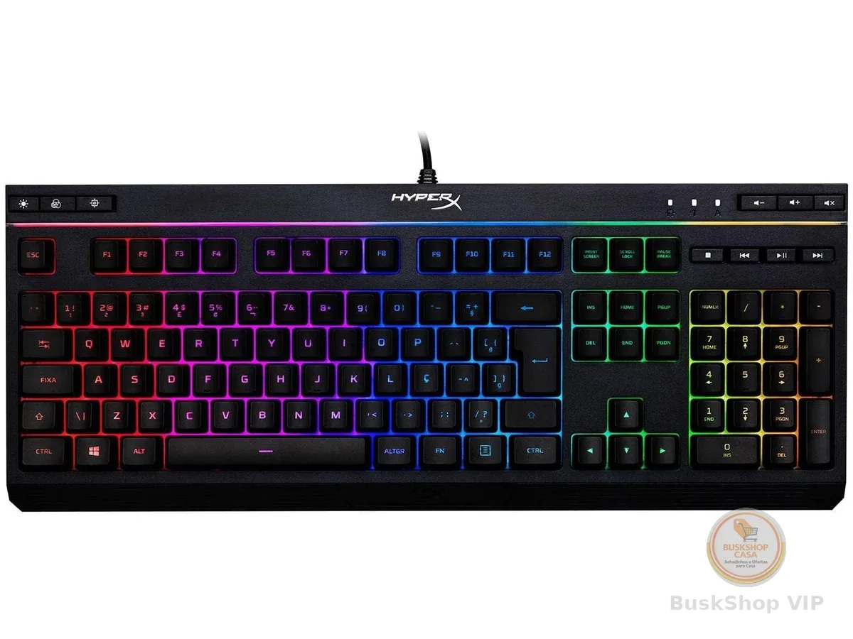 HyperX Teclado Gamer HyperX Alloy Core RGB, ABNT2, PRETO