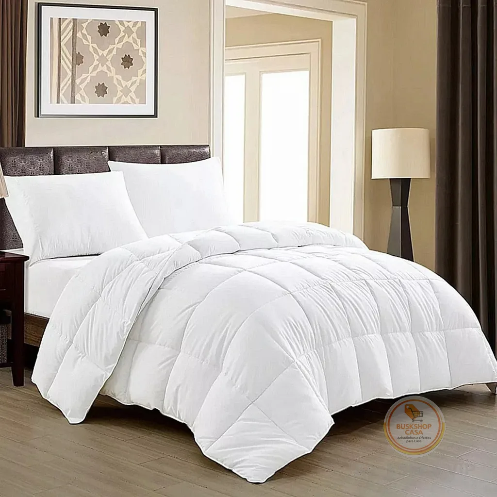 Edredom Queen 100% Algodão 200 Fios Percal | Conforto Premium e Toque Suave
