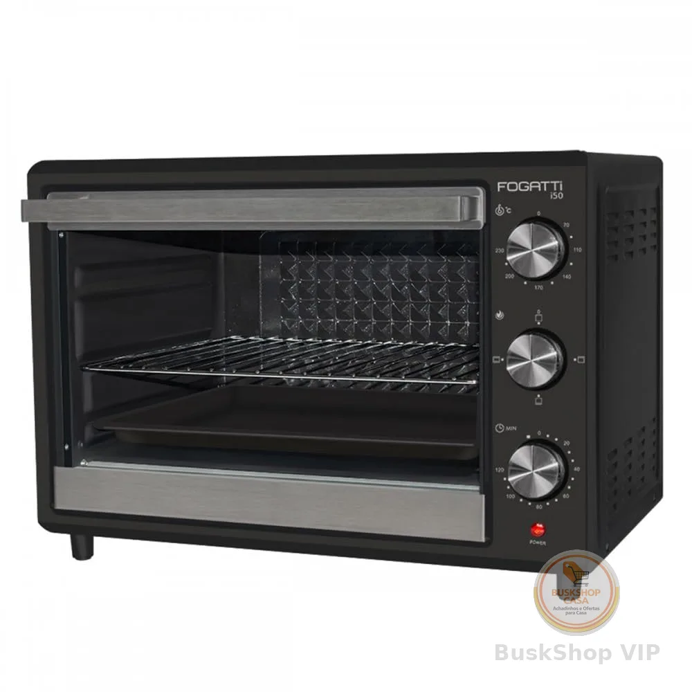 FORNO ELETRICO FOGATTI i50 PRETO 220v