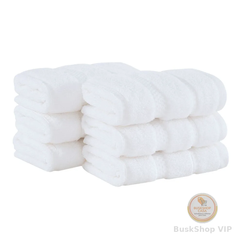 Kit 6 peças Toalha Lavabo Buddemeyer Vision Dual Air Branco