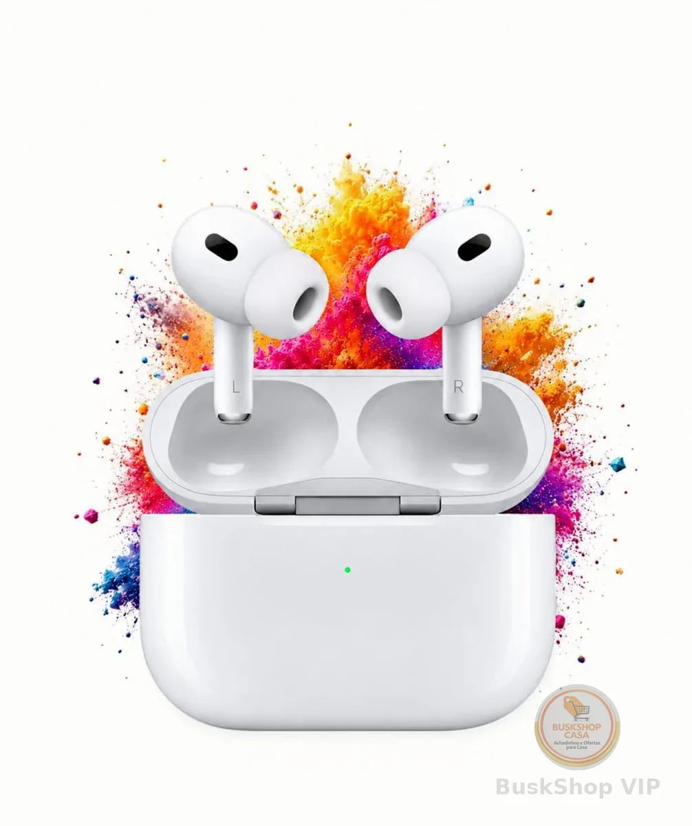 Fone De Ouvido Bluetooth 5.4, Com almofadas, Compatível Com Todo Celular, Cancelamento Ruído, Bateria 16 Horas, Microfone, Controle Touch, Resistente a Agua, Cabo de Carregamento - Linha Premium