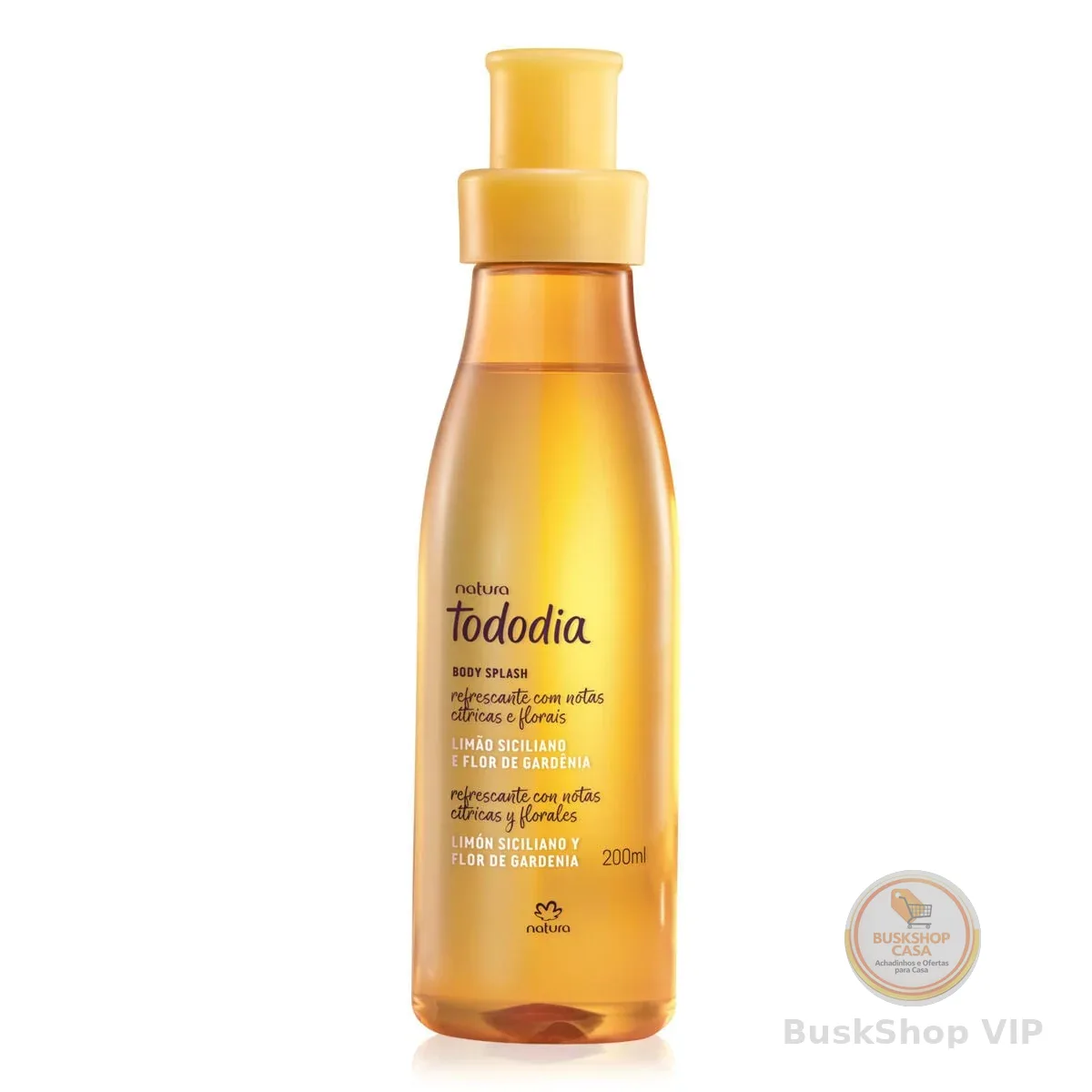 Body Splash Limão Siciliano e Flor de Gardênia Tododia 200ml
