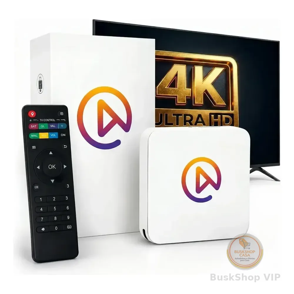 Lançamento Tv Box Uni V10 4k Versão Branco Padrão Copa 2026 Branco