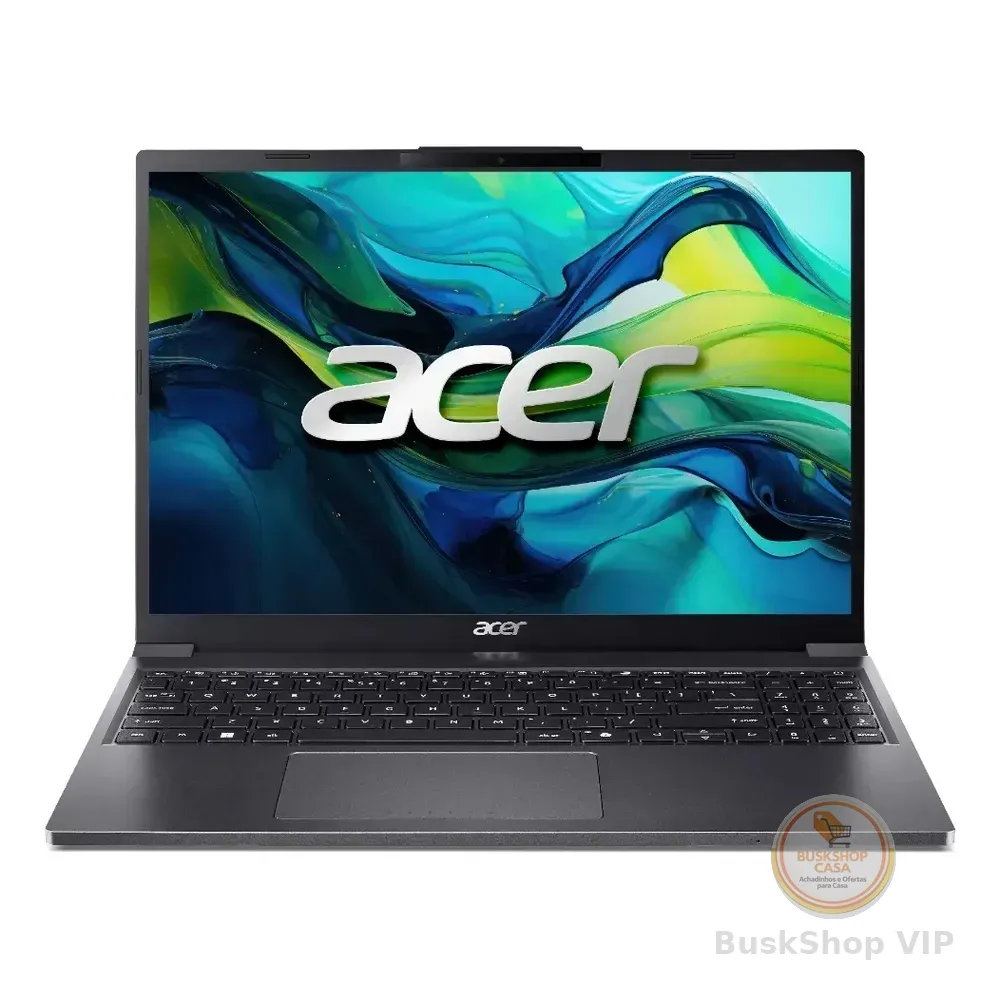 Notebook Acer Aspire Go Ag15-51p-39mu Intel Core I3-1305u 8gb 256ssd Windows 11 Home 15,3'' Cinza-aço