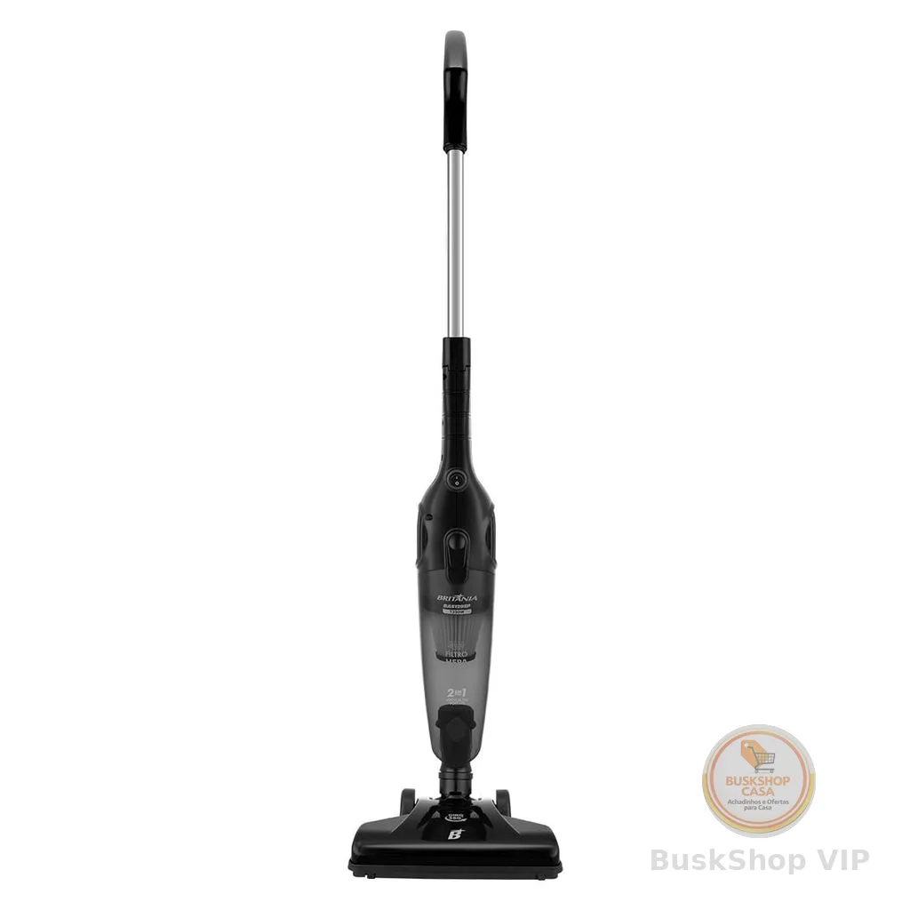 Aspirador de Pó Vertical Britânia 2 em 1 BAS1295P 1250W