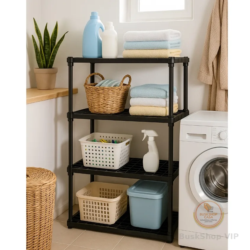 Prateleira/estante modular multiuso 4 andares.