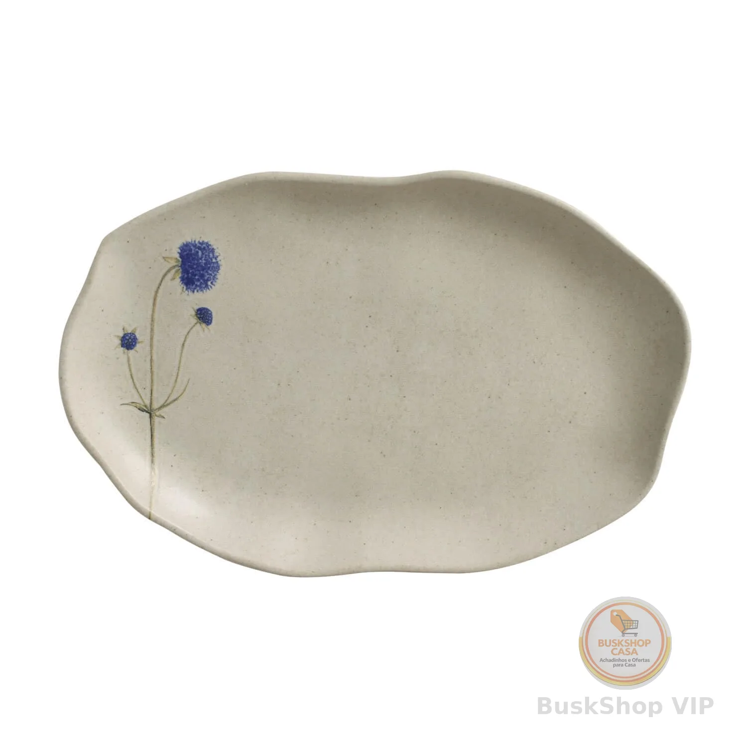 Porto Brasil Conjunto com 4 Travessas Oval Rasa Média Bio Campestre