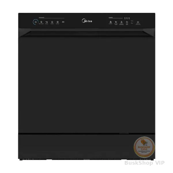 Lava Louças 8 Serviços Preta Touch Plus Midea