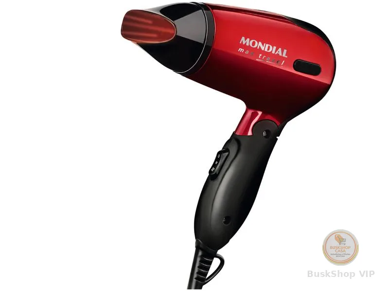 Secador de Cabelos Mondial Max Travel SC-10 Bivolt 1200w