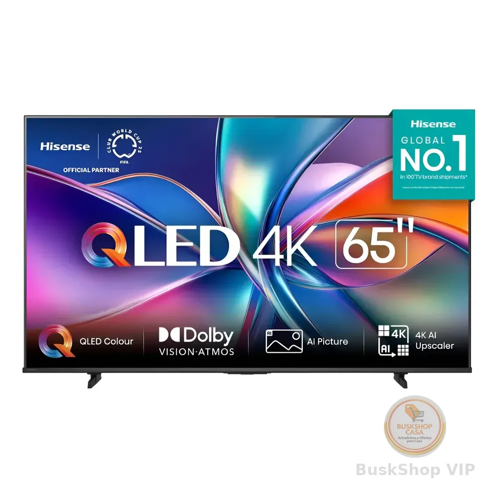 Smart Tv 65 4k Uhd Qled 65q6qv 65q6qv Hdr10 Dolby Hisense