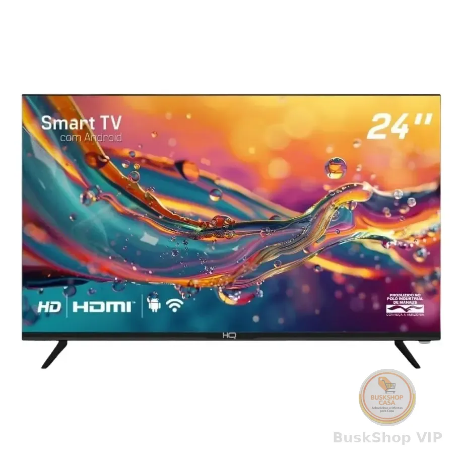 Smart Tv Hq 24 Led 3 Hdmi 2 Usb Wi-fi Android Hqs24nkhm