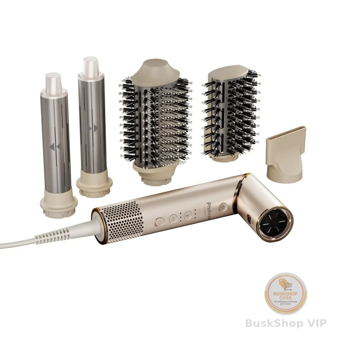 Secador de Cabelos Philco 4 em 1 Motor BLDC | Dobrável, PSC3500, 220V
