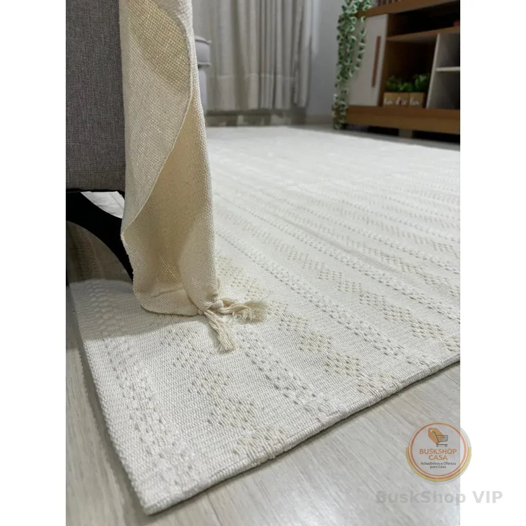 Tapete sala 100% algodão, Conforto e beleza. Prático! Pode ser lavado na máquina! Diversas medidas.