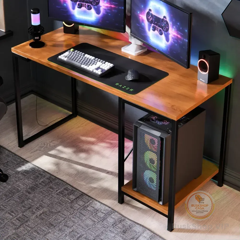 Escrivaninha Gamer Tokyo Mdf Mesa Para Computador