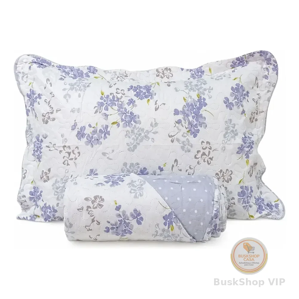 Kitn Colcha Chic King 260x280 100% Poliéster Floral 4