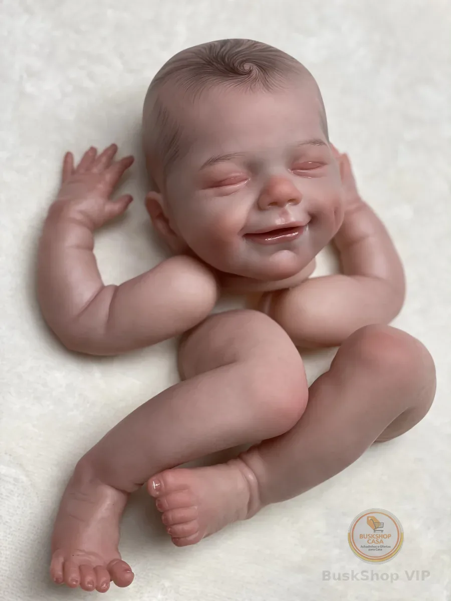 Personalizado 18 Polegada abril sorriso bebe boneca kits pintados peças reborn realistas kits de acessórios semi-acabados